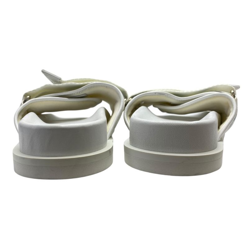 Louis Vuitton Lou Line Sandals Tie Dye Pattern Fabric White Blue Luxury
