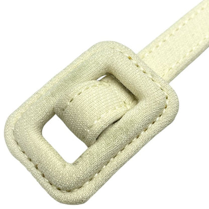 Dior Thin Belt Narrow White Leather Luxury Sophisticated Simple Looks Great