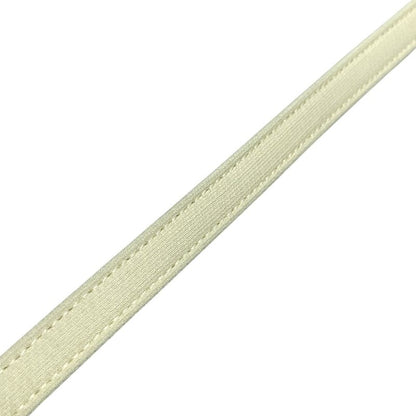 Dior Thin Belt Narrow White Leather Luxury Sophisticated Simple Looks Great