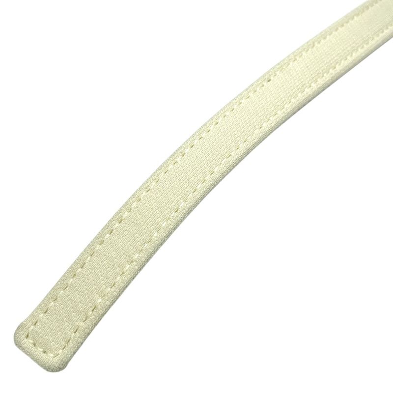 Dior Thin Belt Narrow White Leather Luxury Sophisticated Simple Looks Great