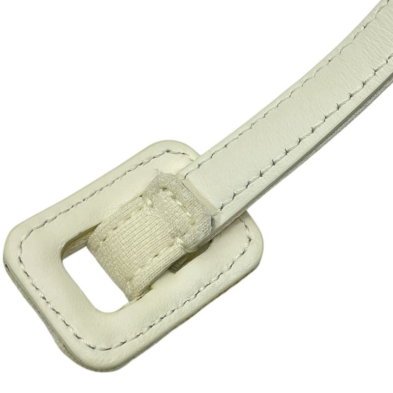 Dior Thin Belt Narrow White Leather Luxury Sophisticated Simple Looks Great