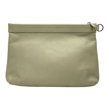 Bottega Veneta Document Case Clutch Pouch Leather Beige Luxury Sophisticated
