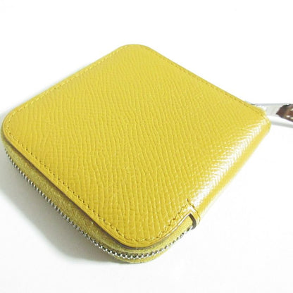Hermes Azap Mini Silk in Veau Coin Purse Joan Ampoule Yellow