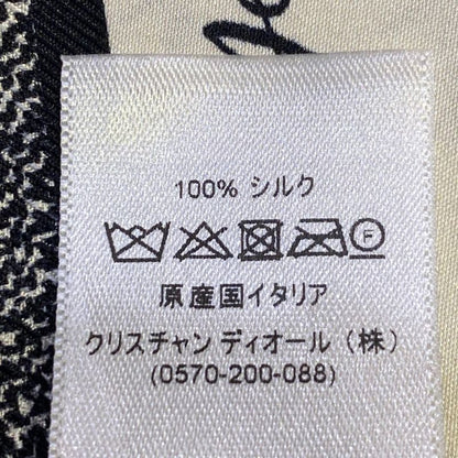 Dior Amour Mitzah Silk Scarf Black White