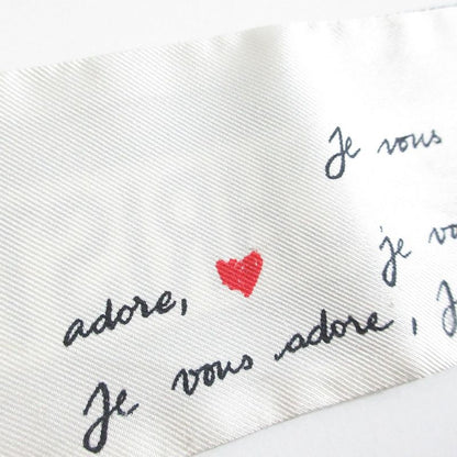 Dior Amour Mitzah Silk Scarf Black White