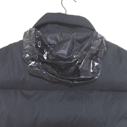 Moncler Amak Logo Print Hood Nylon Down Vest 4 Black