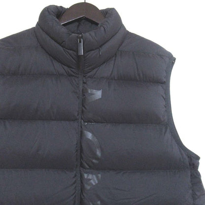 Moncler Amak Logo Print Hood Nylon Down Vest 4 Black