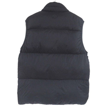 Moncler Amak Logo Print Hood Nylon Down Vest 4 Black