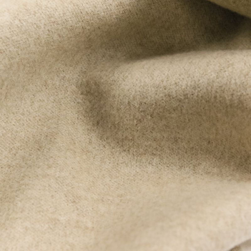 Loro Piana Fabric Wool Cashmere Blend Slit River Coat 40 Beige
