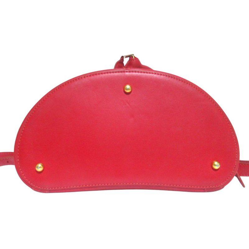 Loewe Vintage Anton Leather Backpack Red Gold