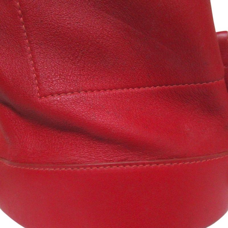 Loewe Vintage Anton Leather Backpack Red Gold