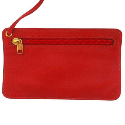 Loewe Vintage Anton Leather Backpack Red Gold