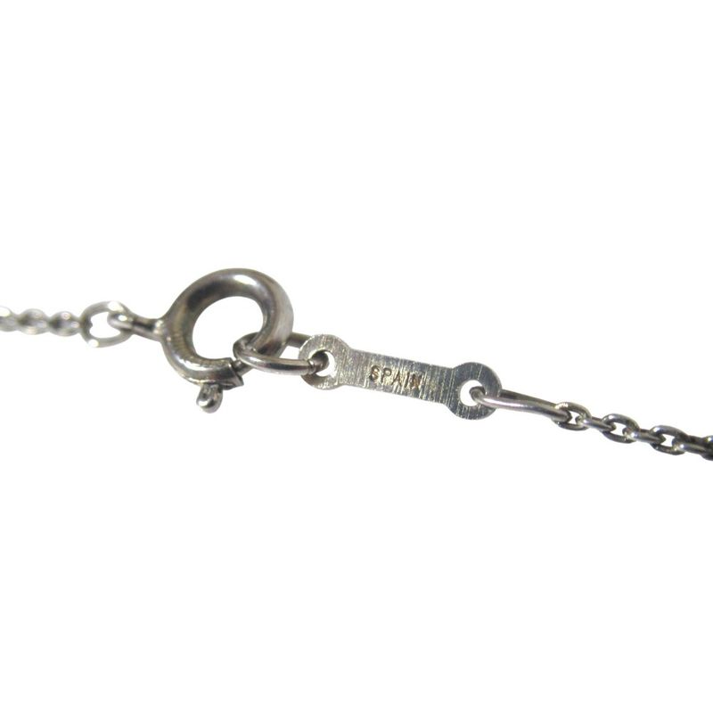 Tiffany & Co Elsa Peretti Open Heart Mini Necklace Pendant Silver