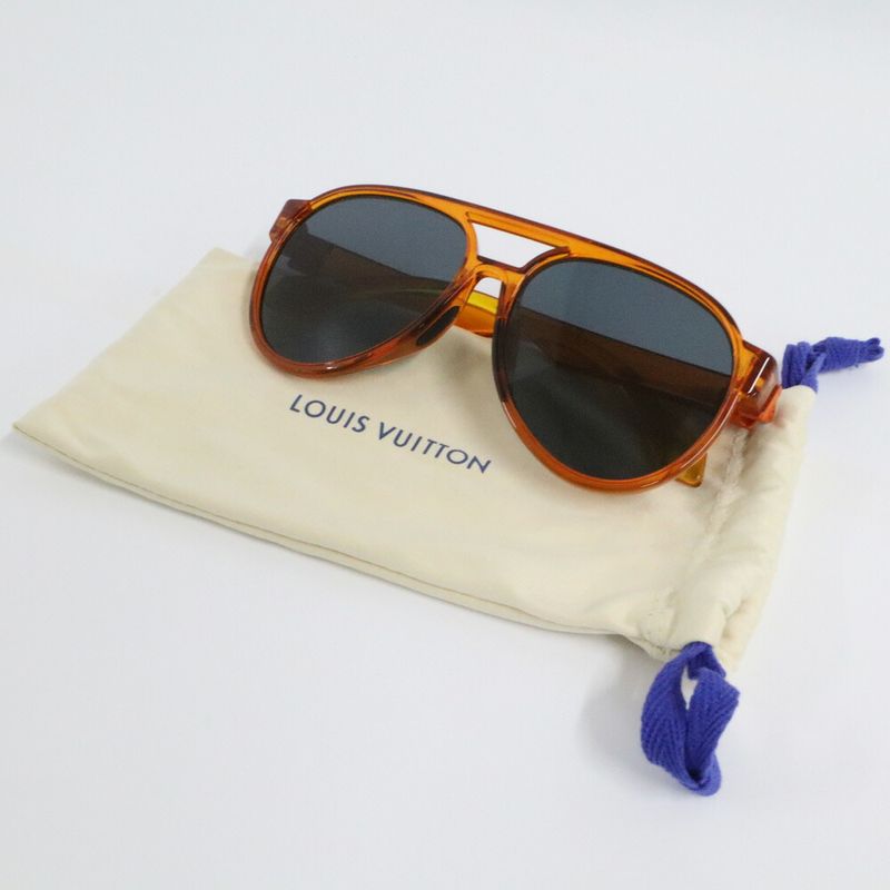 Louis Vuitton LV Rainbow Pilot Sunglasses Orange Eyewear