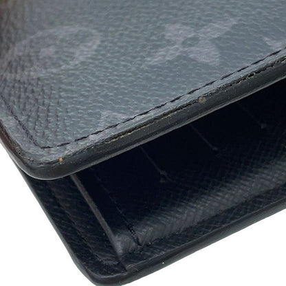Louis Vuitton Wallet Monogram Eclipse Portefeuille Brother Black