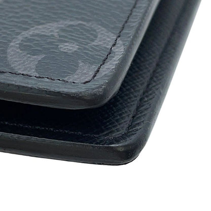 Louis Vuitton Wallet Monogram Eclipse Portefeuille Brother Black