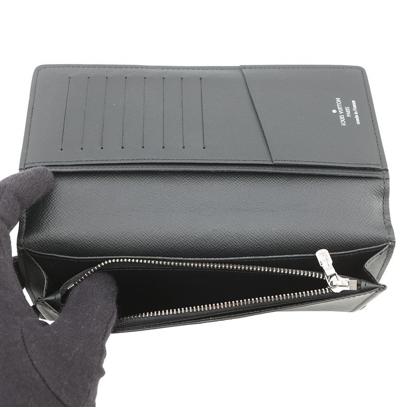 Louis Vuitton Wallet Monogram Eclipse Portefeuille Brother Black