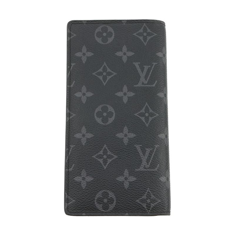 Louis Vuitton Wallet Monogram Eclipse Portefeuille Brother Black