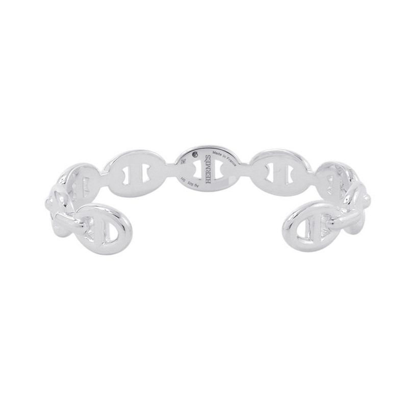 Hermes Bracelet Chaine D'ancre Bangle Silver
