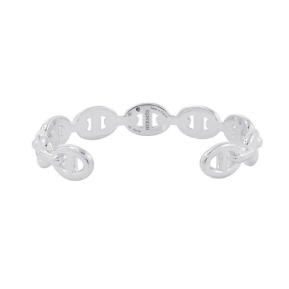 Hermes Bracelet Chaine D'ancre Bangle Silver