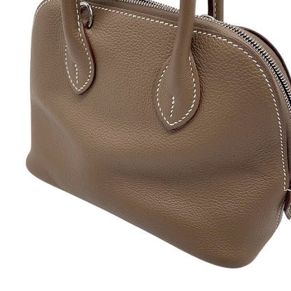 Hermes Bolide Mini Etoupe Silver Color 2-Way Handbag