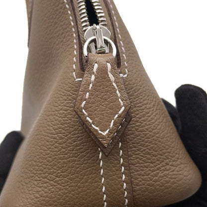 Hermes Bolide Mini Etoupe Silver Color 2-Way Handbag