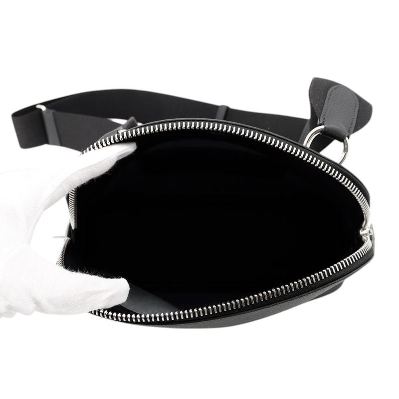 Hermes Shoulder Bag Bolide Messenger Black Silver Togo