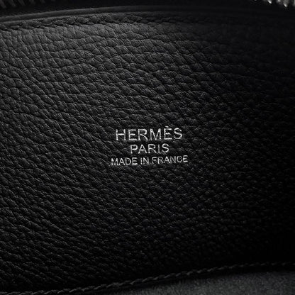 Hermes Shoulder Bag Bolide Messenger Black Silver Togo