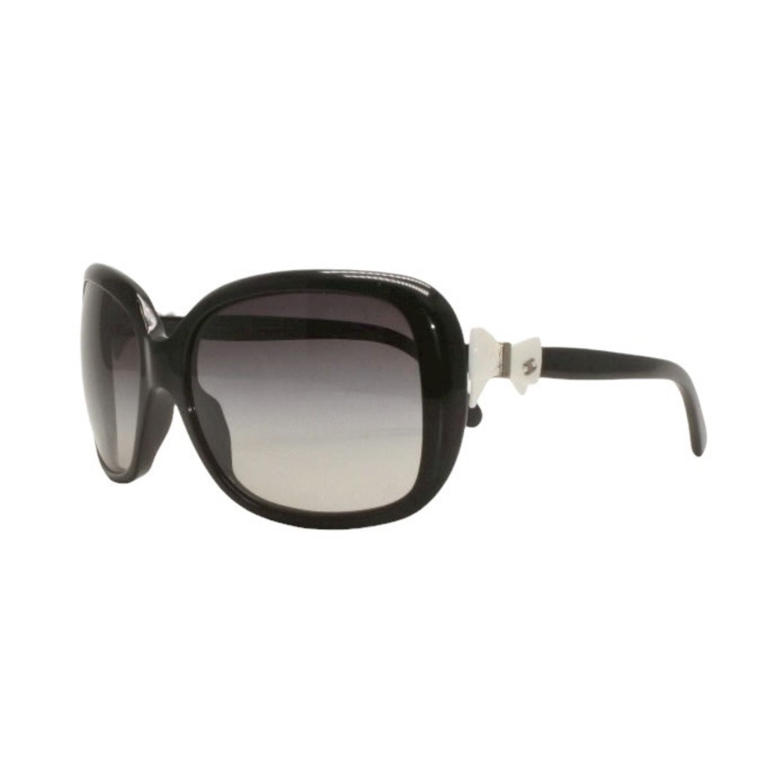 Chanel Sunglasses Eyewear CC Logo White Black — view 2