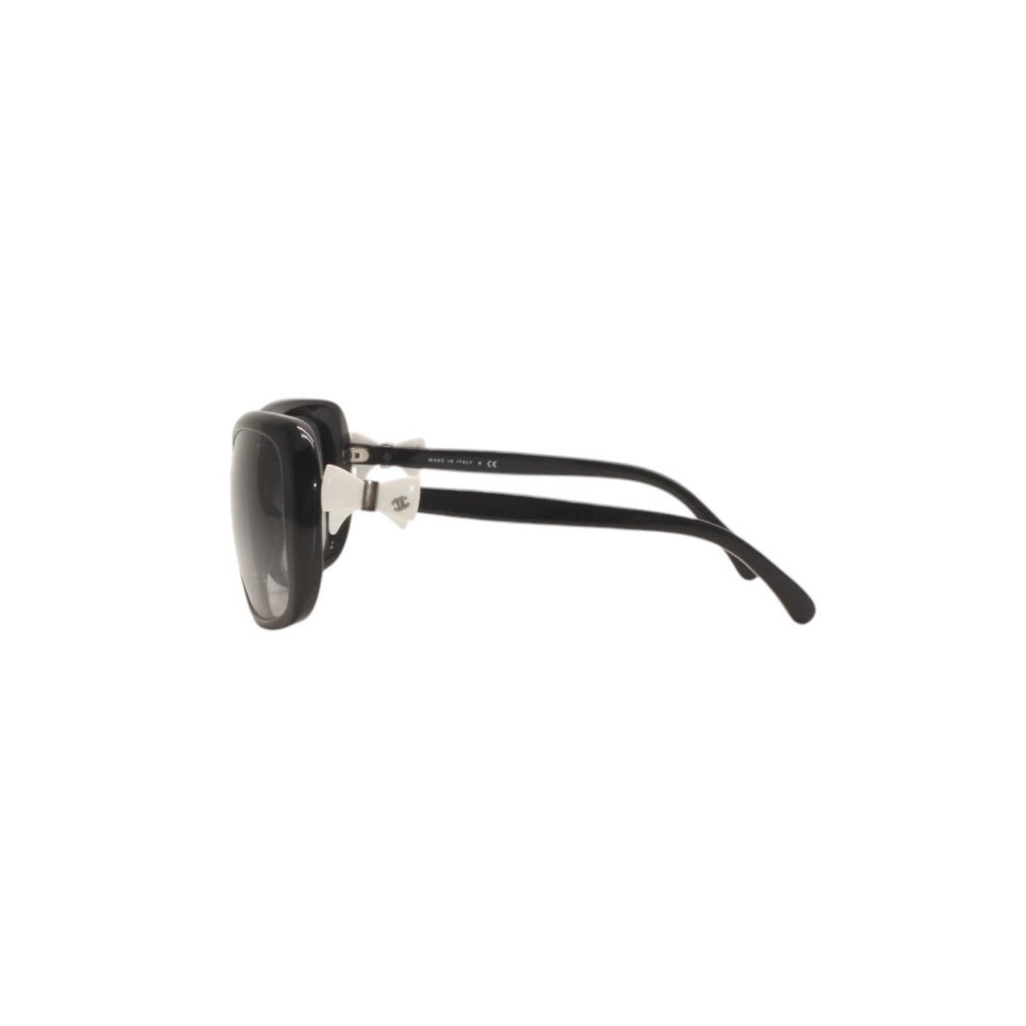 Chanel Sunglasses Eyewear CC Logo White Black — view 4