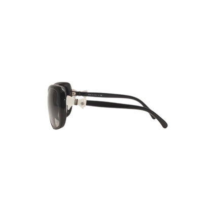 Chanel Sunglasses Eyewear CC Logo White Black — view 4