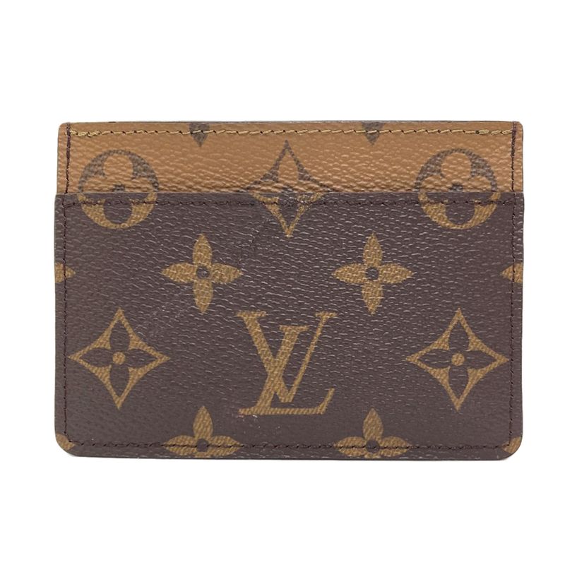 Louis Vuitton Porte Carte de Fine Card Case Monogram Canvas