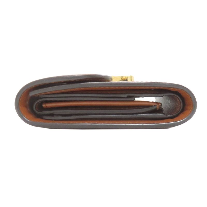 Celine Triomphe Trifold Wallet Bifold Canvas Leather