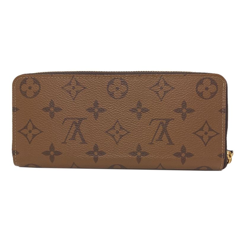 Louis Vuitton Portefeuille Clemence Wallet Monogram Reverse