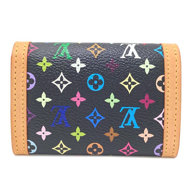 Louis Vuitton Porto Mone Pla Coin Case Monogram Multicolor