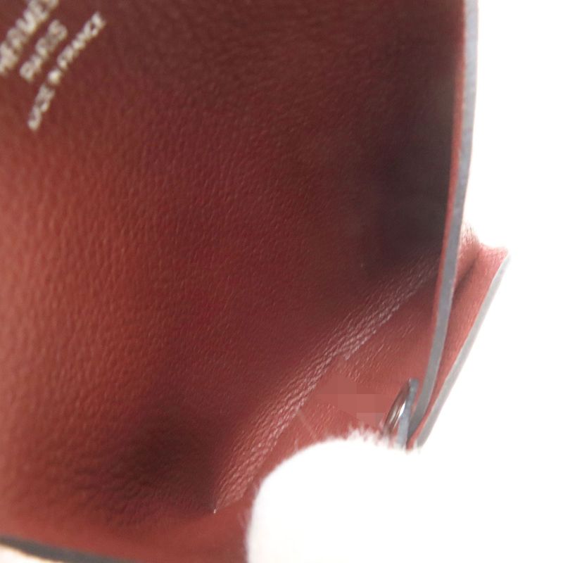 Hermes Bastia Silver Coin Case Evercolor