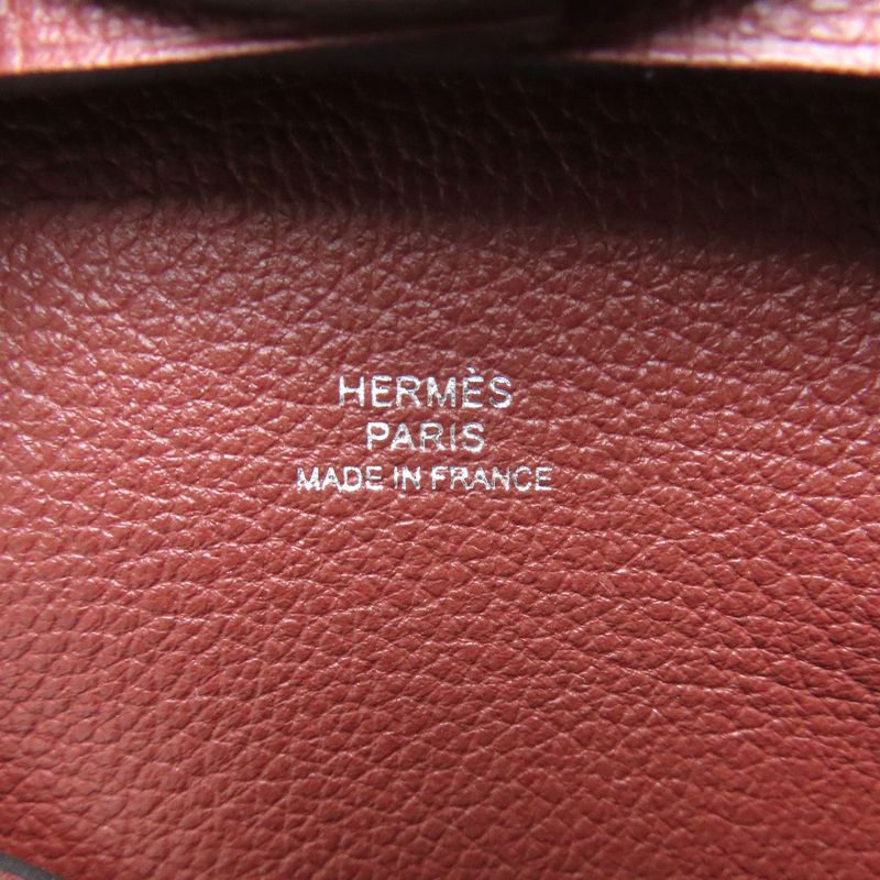Hermes Bastia Silver Coin Case Evercolor