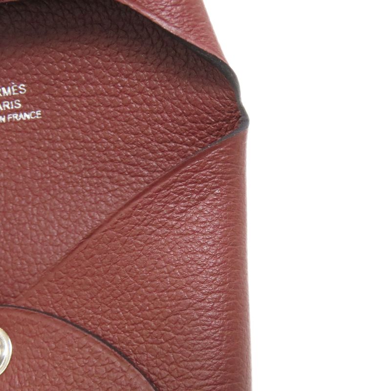 Hermes Bastia Silver Coin Case Evercolor