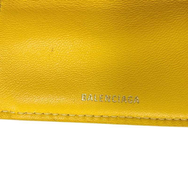 Balenciaga Trifold Wallet Bifold Leather