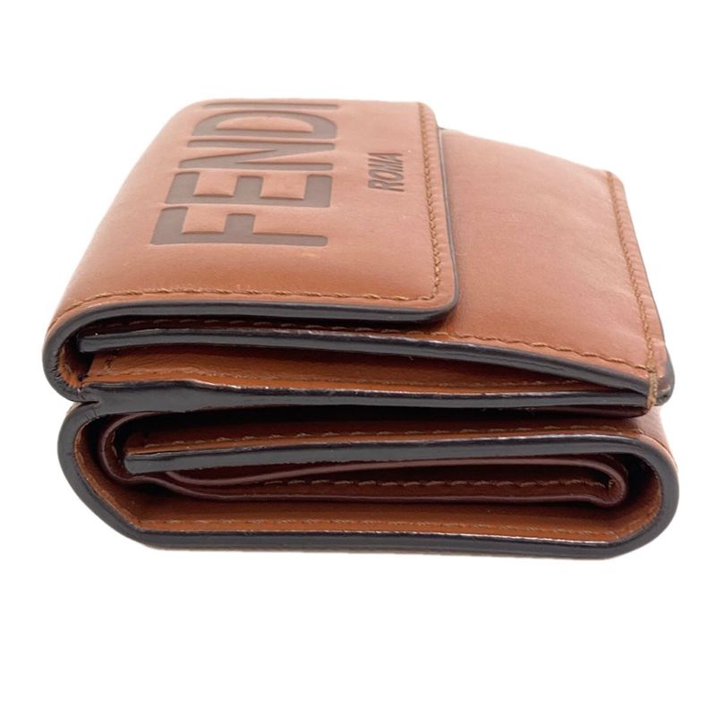 Fendi Trifold Wallet Bifold Leather