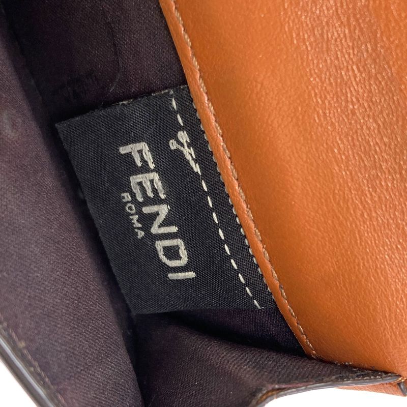 Fendi Trifold Wallet Bifold Leather