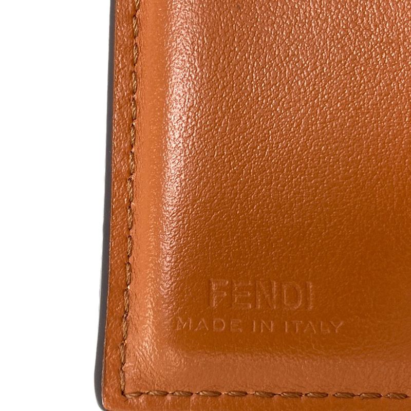 Fendi Trifold Wallet Bifold Leather