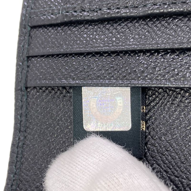 Bvlgari Wallet Leather Wallets Black