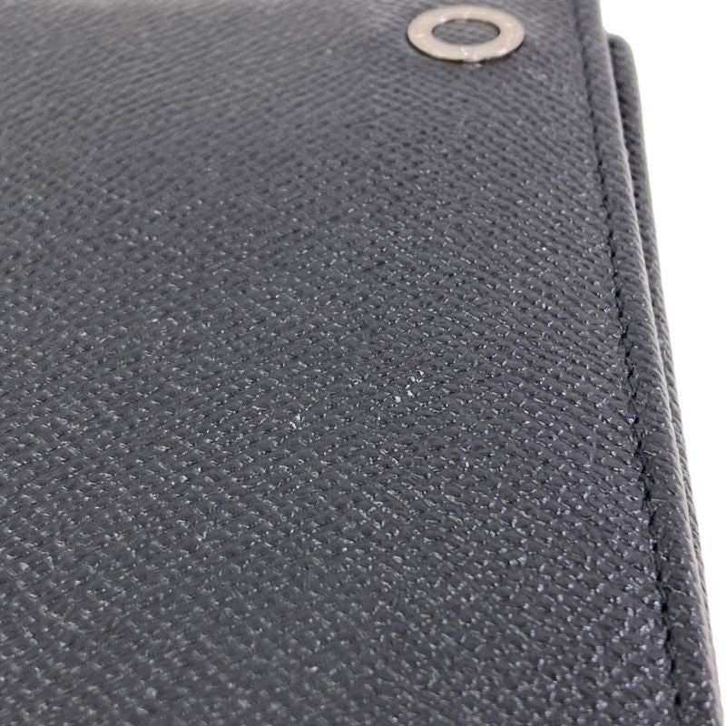 Bvlgari Wallet Leather Wallets Black