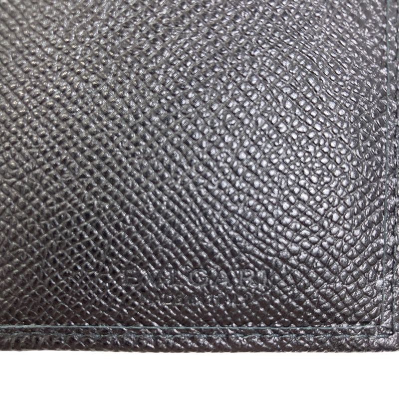 Bvlgari Wallet Leather Wallets Black