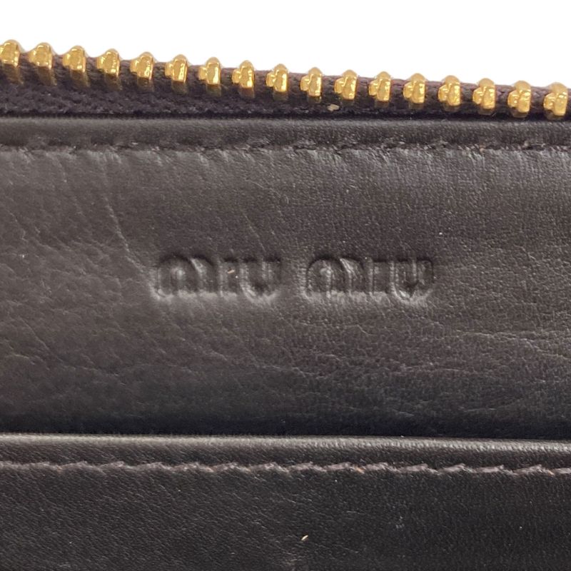 Miu Miu Wallet Wallets Black