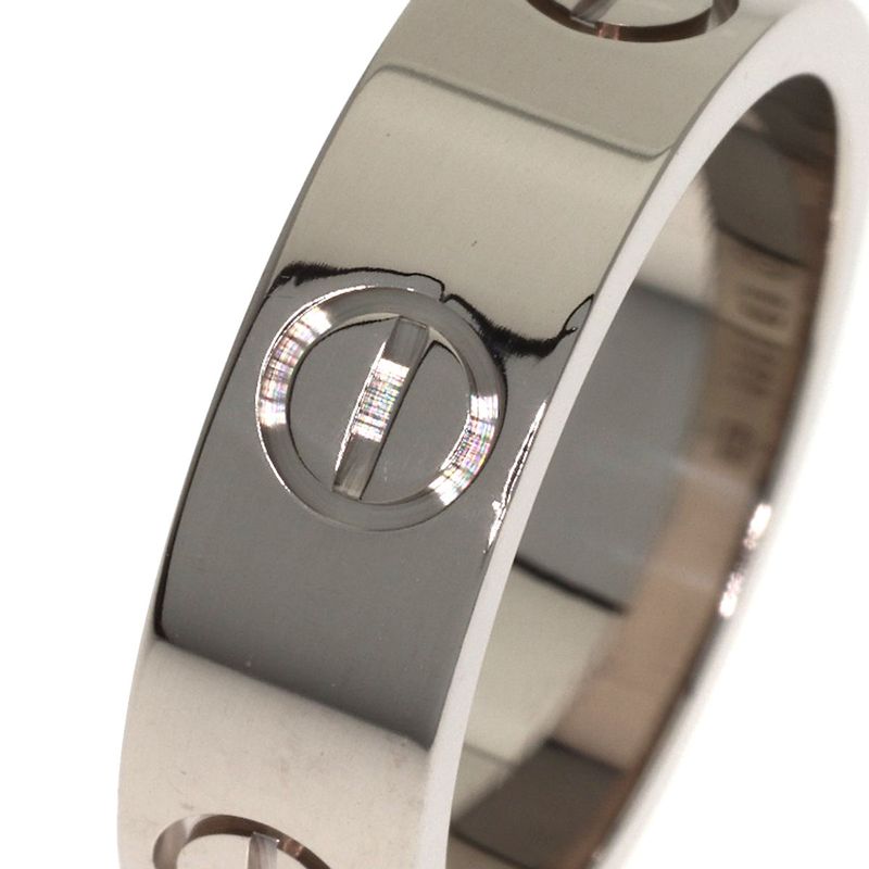 Cartier Love Ring 50 18k White Gold