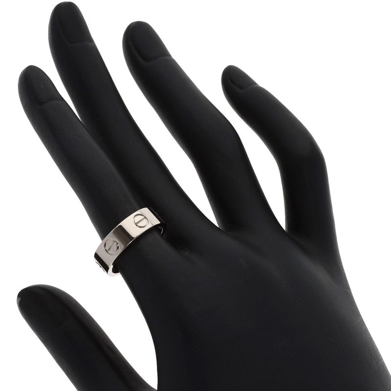 Cartier Love Ring 50 18k White Gold