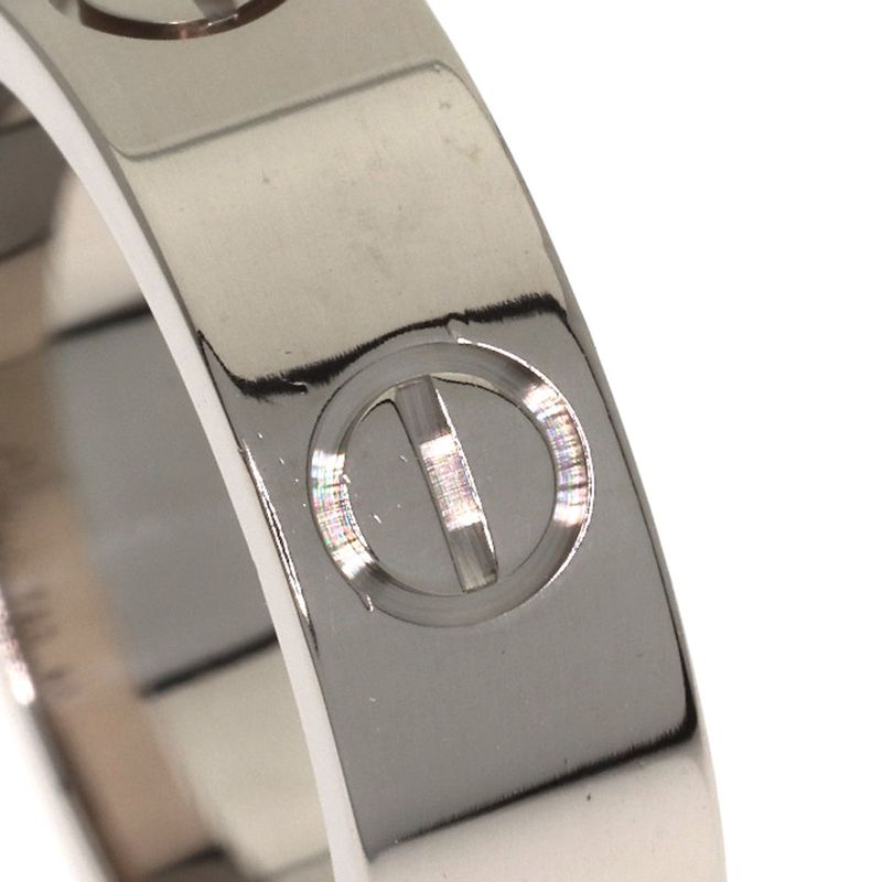 Cartier Love Ring 50 18k White Gold