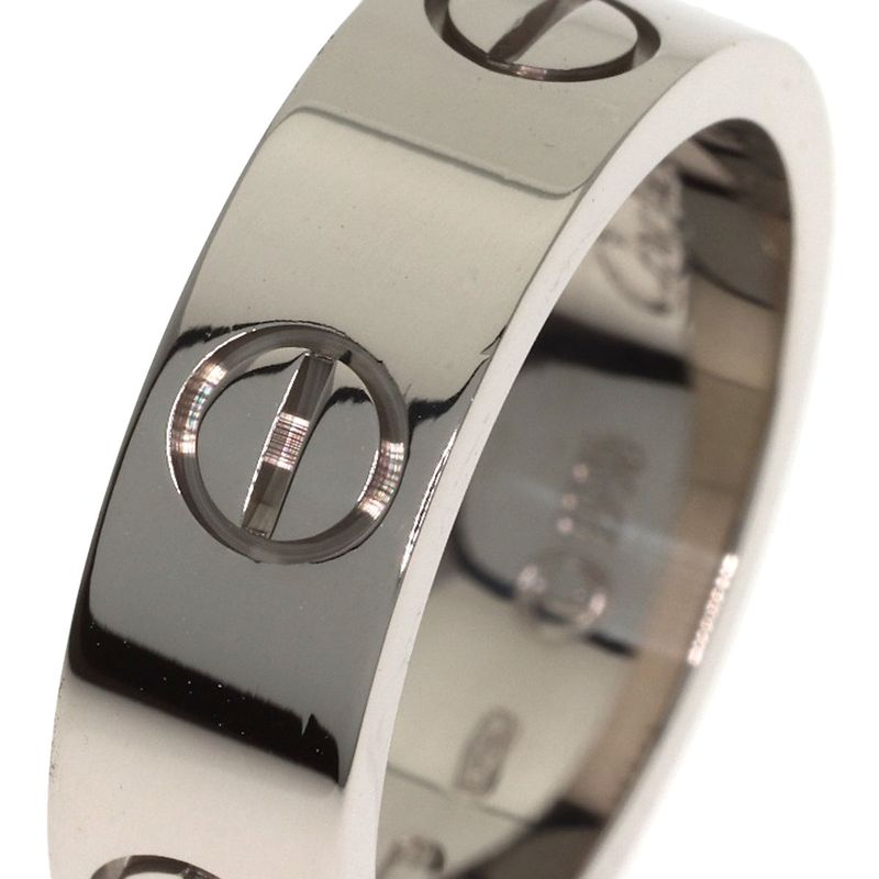 Cartier Love Ring 50 18k White Gold